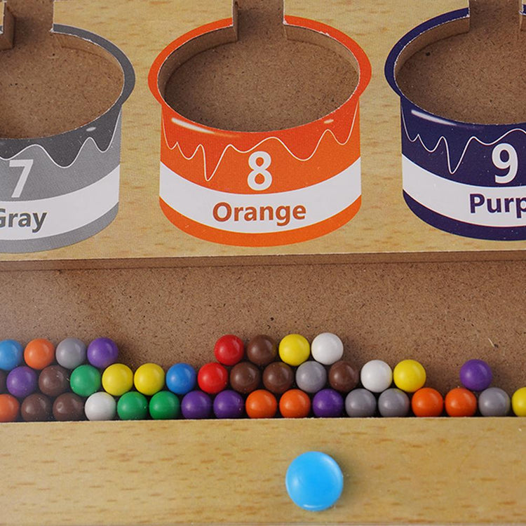 Puzzle Magnétique Montessori de Tri des Couleurs
