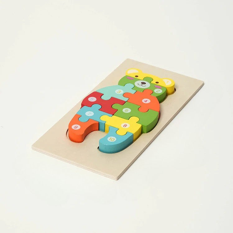 Puzzle en bois Montessori