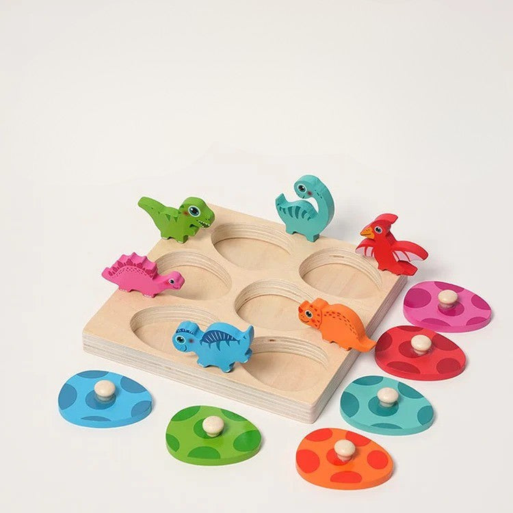 Puzzle Éclosion de Dinosaure Montessori