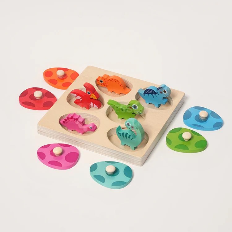 Puzzle Éclosion de Dinosaure Montessori