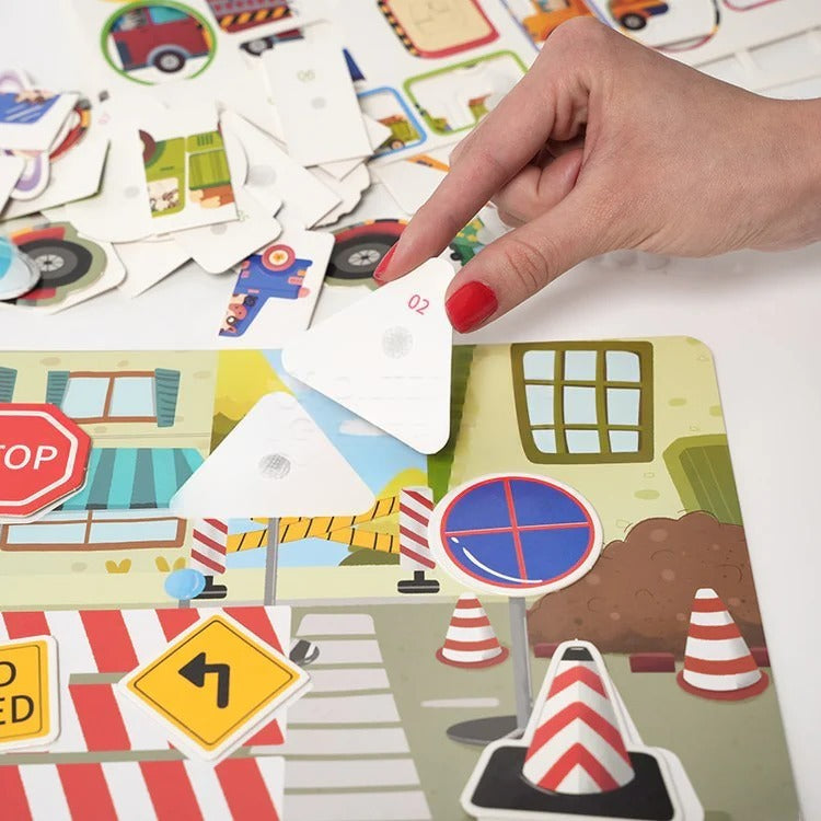 Livre d'activités autocollants Montessori