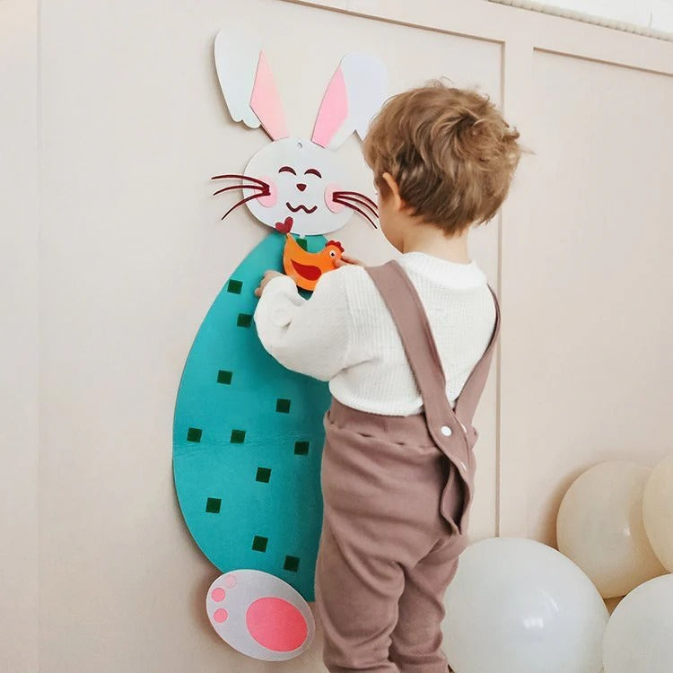 Lapin en feutre Montessori