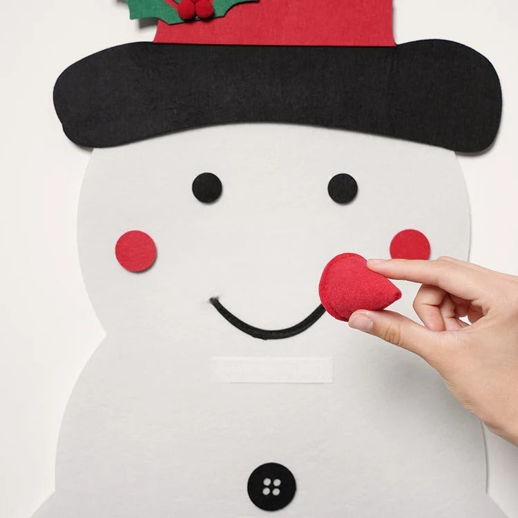 Bonhomme de neige Montessori