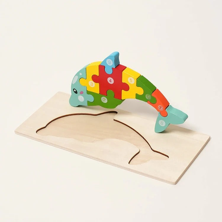 Puzzle en bois Montessori