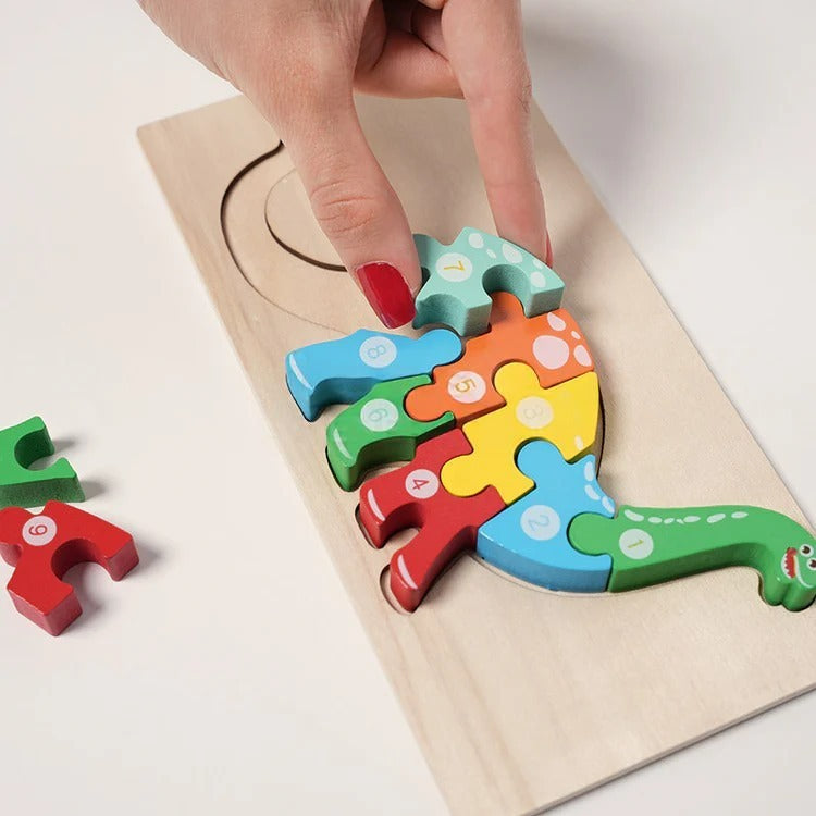 Puzzle en bois Montessori