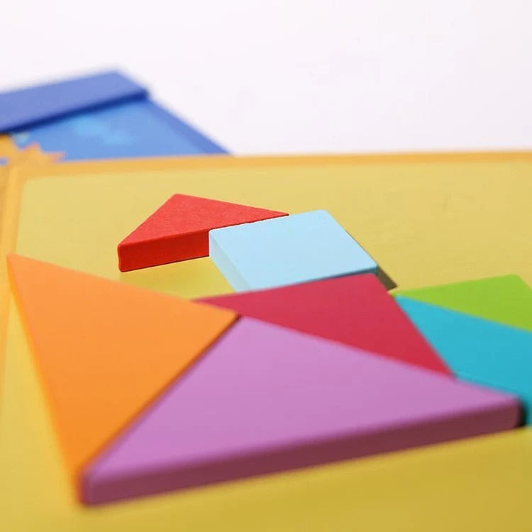 Livre magnétique Tangram Montessori