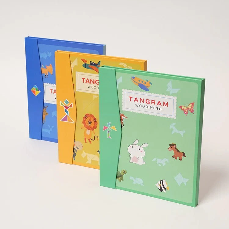 Livre magnétique Tangram Montessori