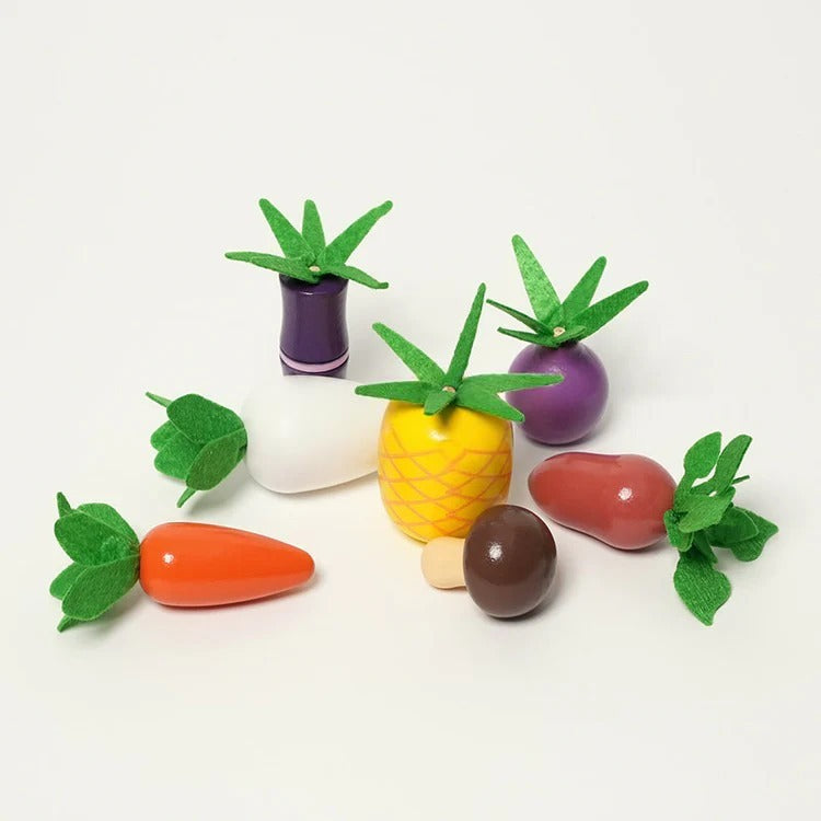 Ensemble de légumes Montessori