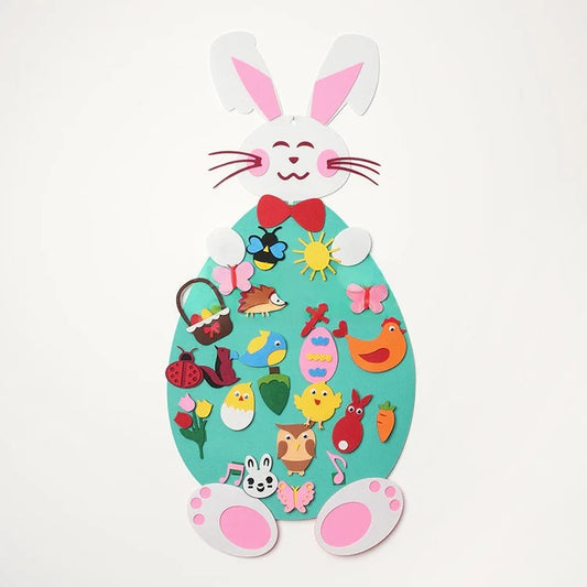 Lapin en feutre Montessori