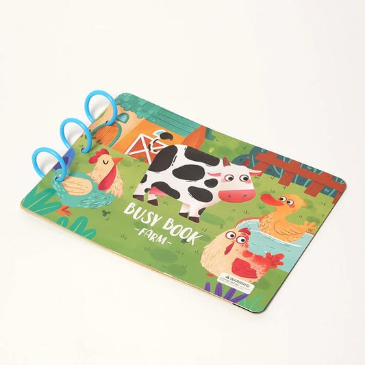 Livre d'activités autocollants Montessori