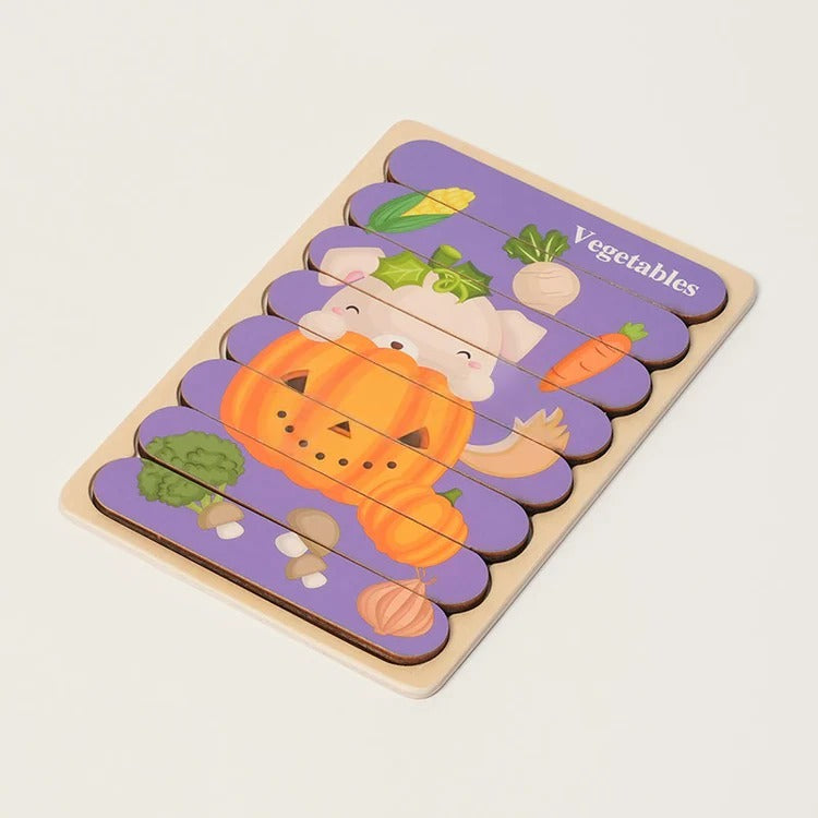 Puzzles double face Montessori