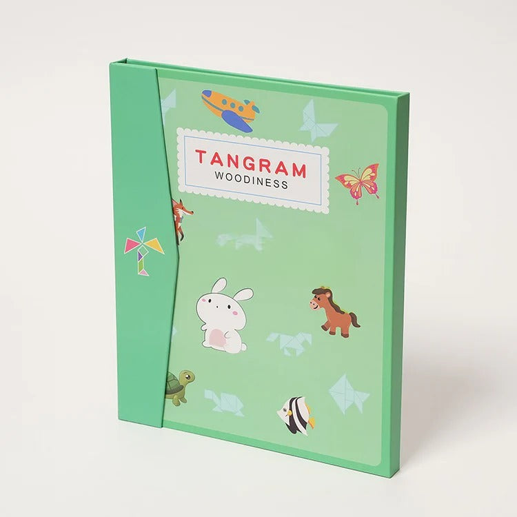 Livre magnétique Tangram Montessori