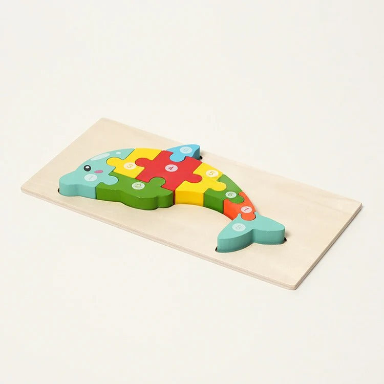 Puzzle en bois Montessori