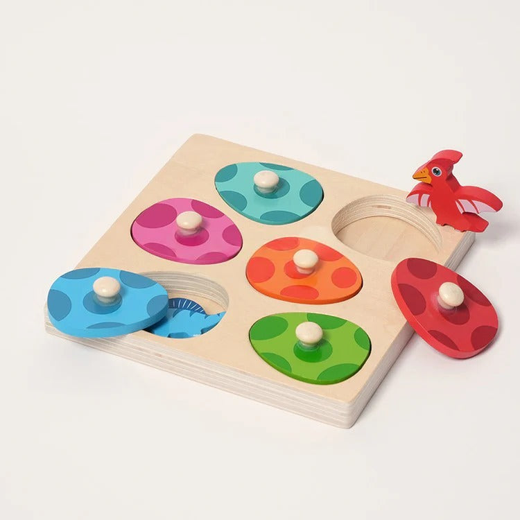 Puzzle Éclosion de Dinosaure Montessori