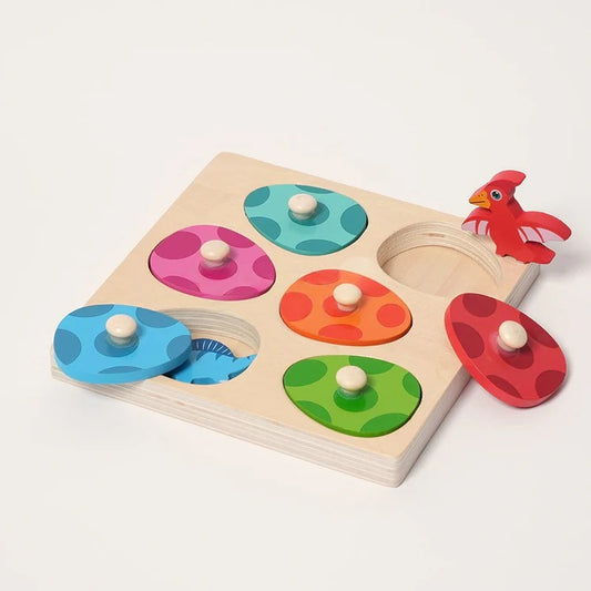 Puzzle Éclosion de Dinosaure Montessori