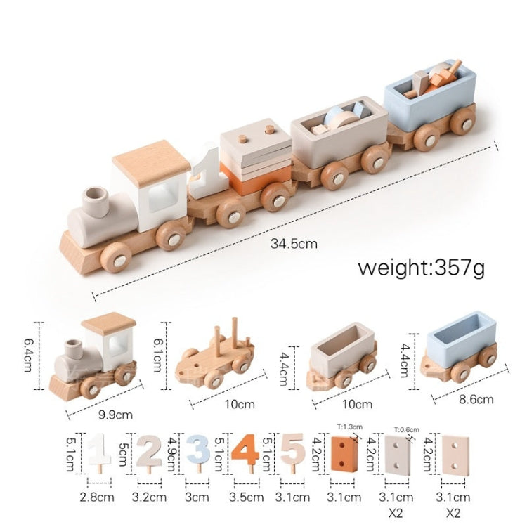 Train en Bois Montessori