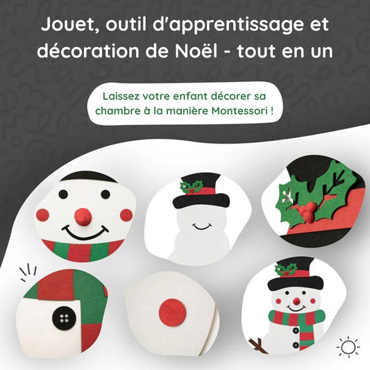 Bonhomme de neige Montessori