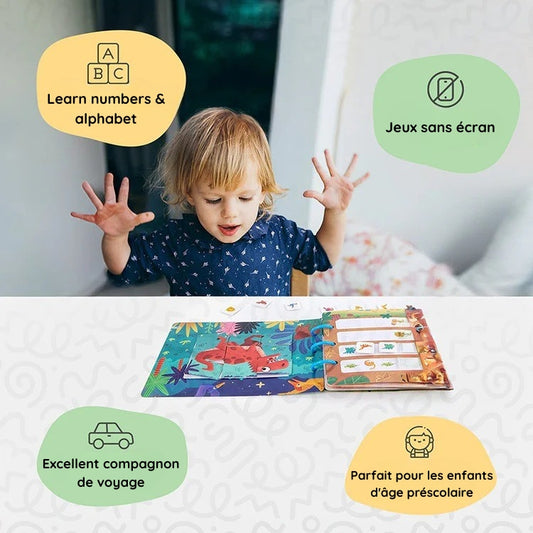 Livre d'activités autocollants Montessori