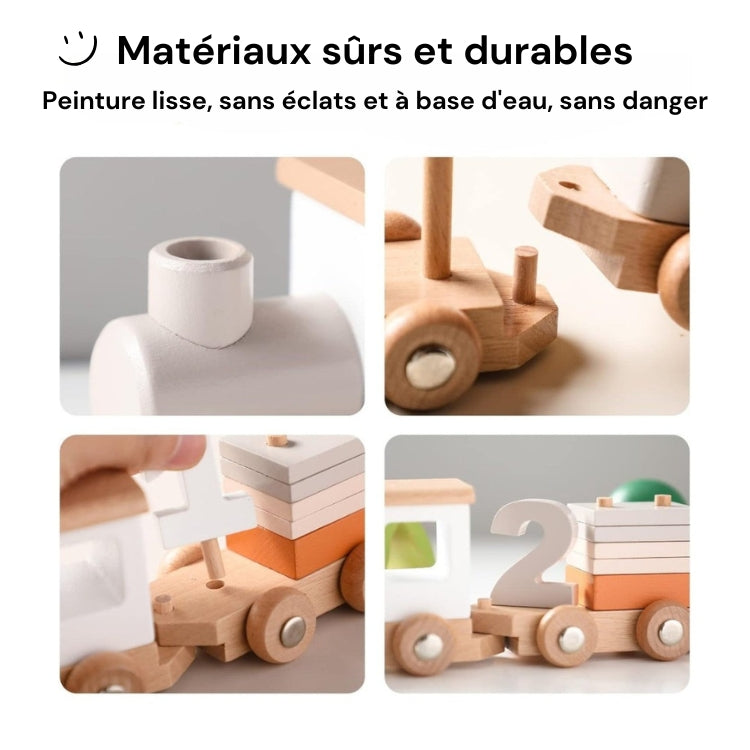 Train en Bois Montessori