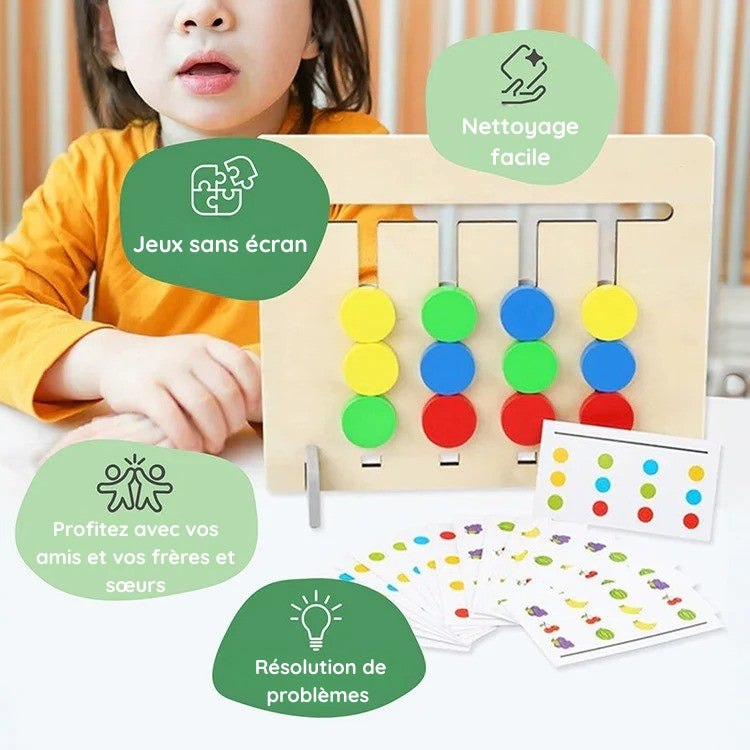 Jeu d'association double face Montessori