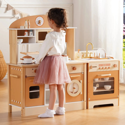 Meuble Montessori d’Imitation en Bois Multifonction pour Enfant