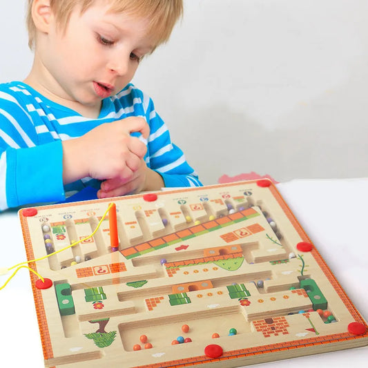 Labyrinthe de couleurs et de chiffres Montessori