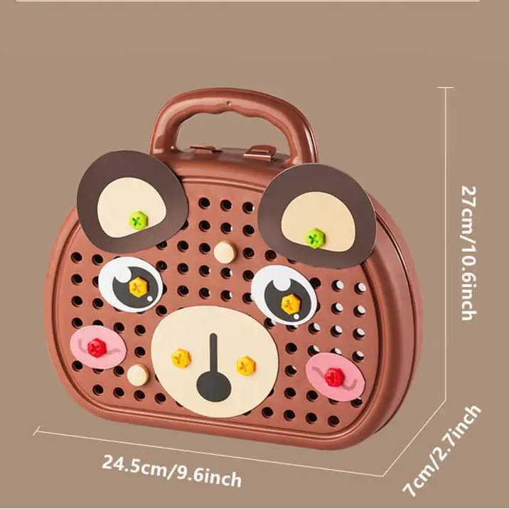 Ensemble de perçage Montessori pour mosaïques