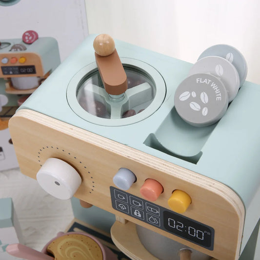 Machine à Café Montessori en Bois