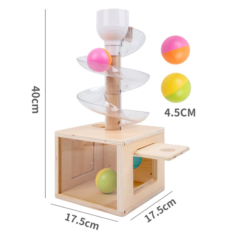 Spirale avec boules Montessori