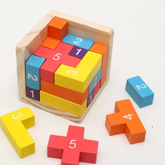 Puzzle Cube 3D Montessori