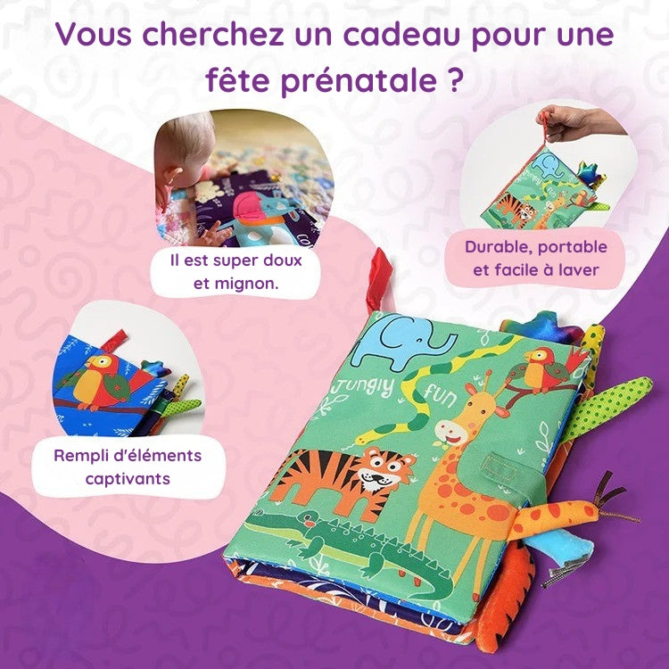 Livre souple Montessori pour bébés