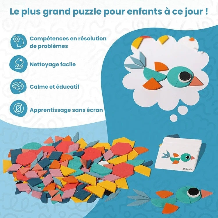 Puzzle d'animaux Montessori