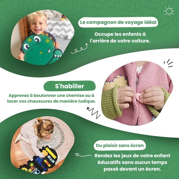 Tableau d'activités Dinosaure Montessori