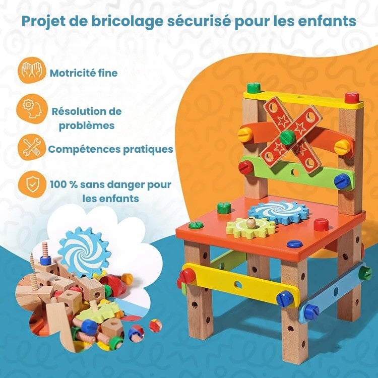 Chaise Montessori DIY amusante