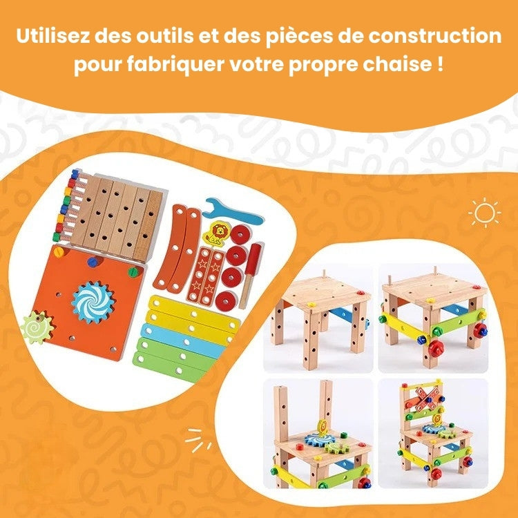 Chaise Montessori DIY amusante