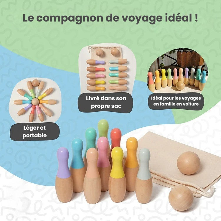 Jeu de bowling Montessori