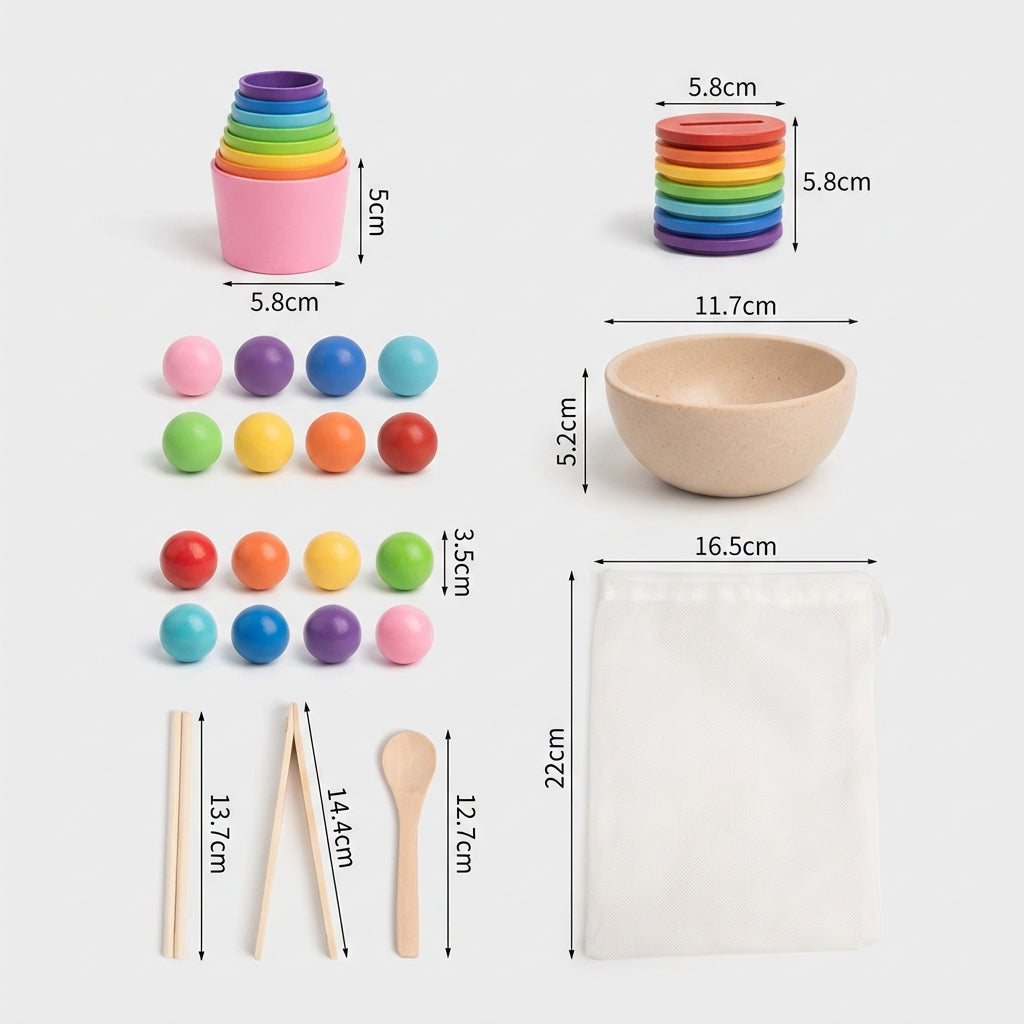 Set Montessori de Tri et de Comptage Montessori