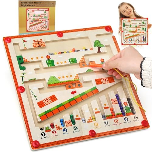 Labyrinthe de couleurs et de chiffres Montessori