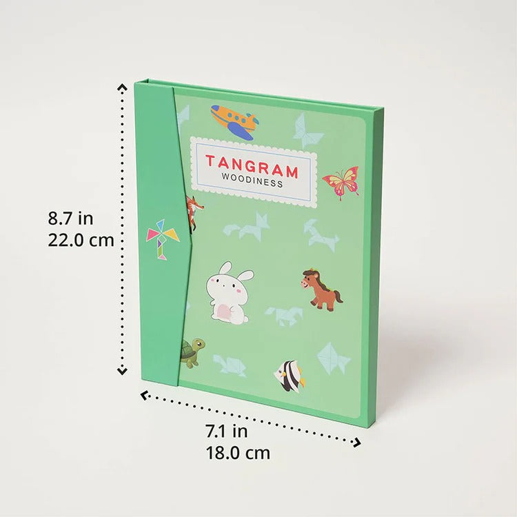 Livre magnétique Tangram Montessori