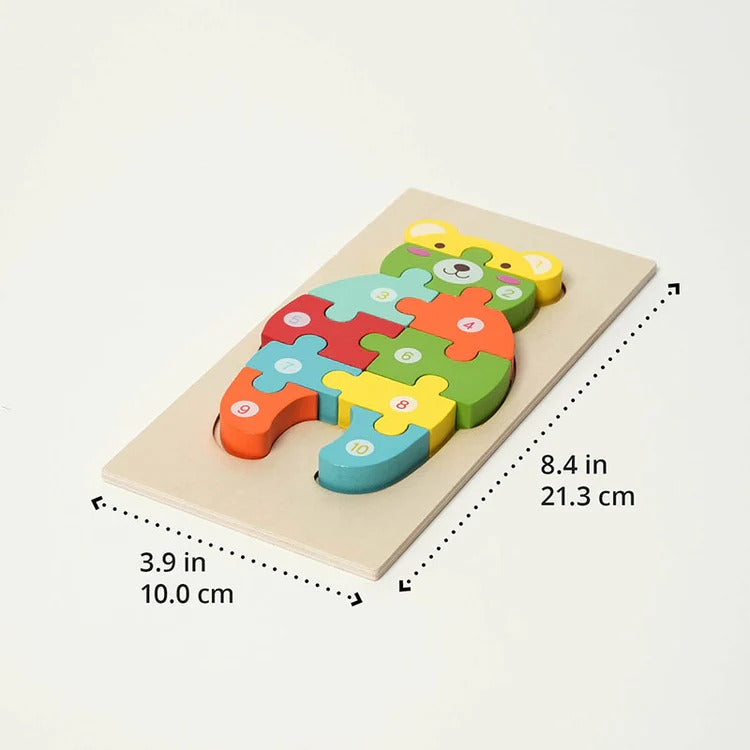 Puzzle en bois Montessori