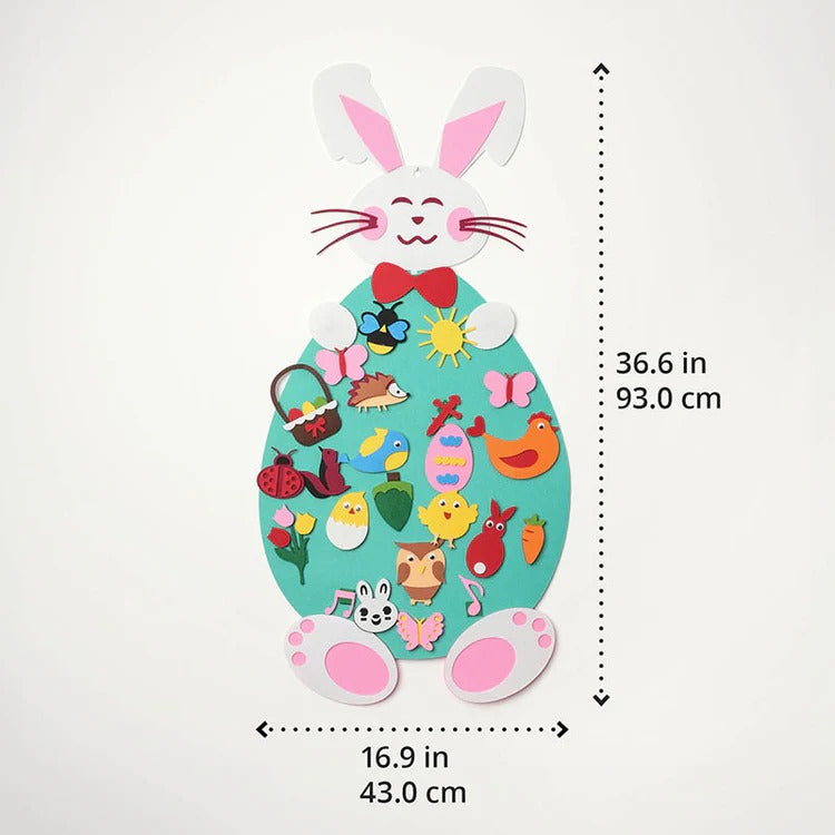 Lapin en feutre Montessori
