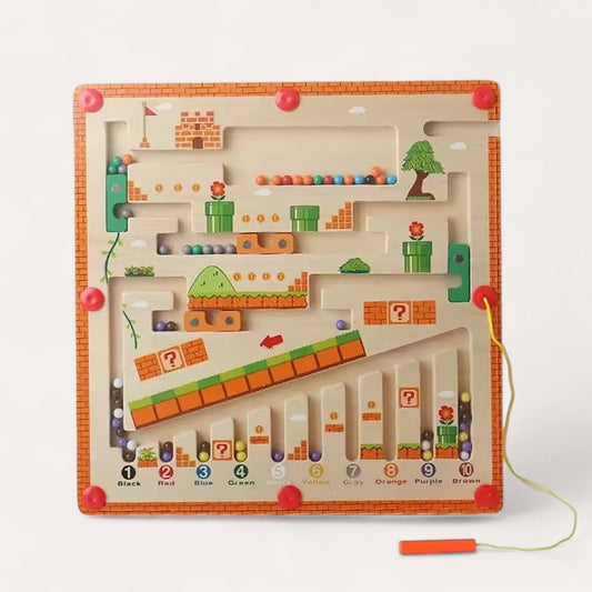 Labyrinthe de couleurs et de chiffres Montessori
