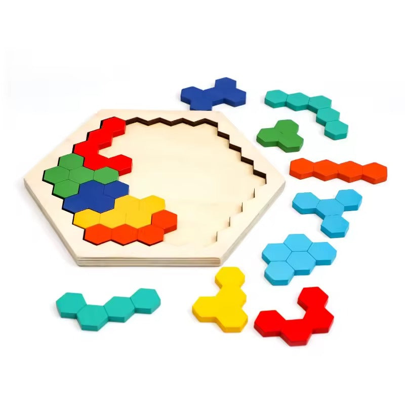 Puzzle Hexagonal Montessori