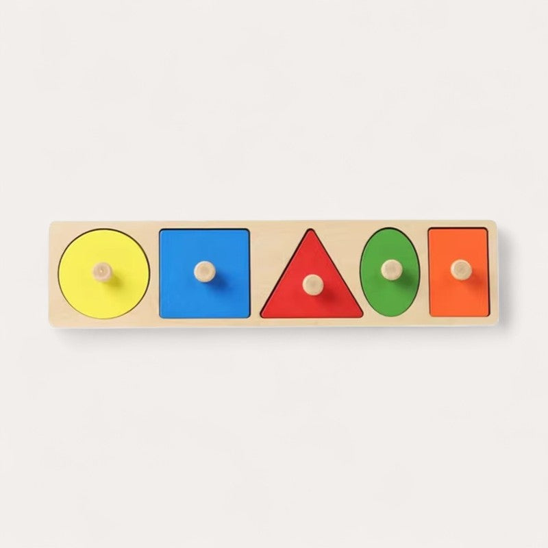 Puzzle Formes Géométriques et Couleurs Montessori