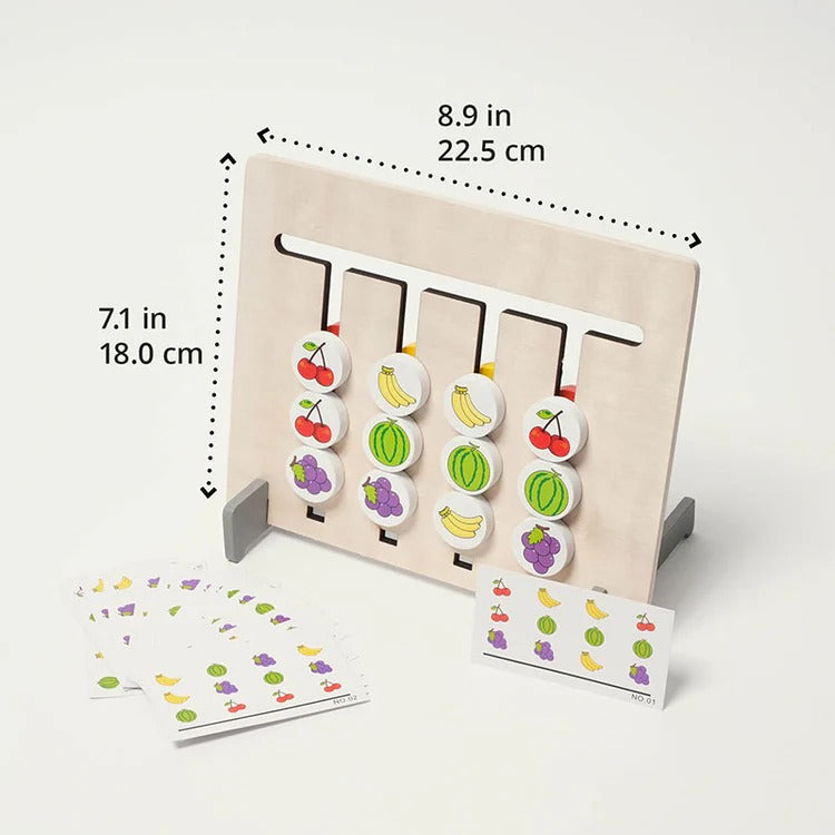 Jeu d'association double face Montessori