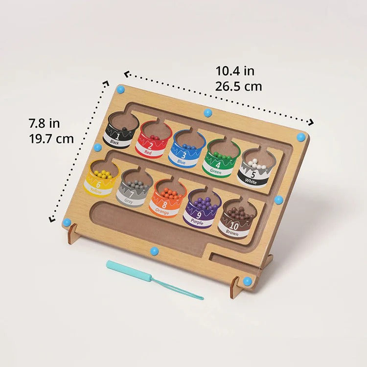 Puzzle Magnétique Montessori de Tri des Couleurs