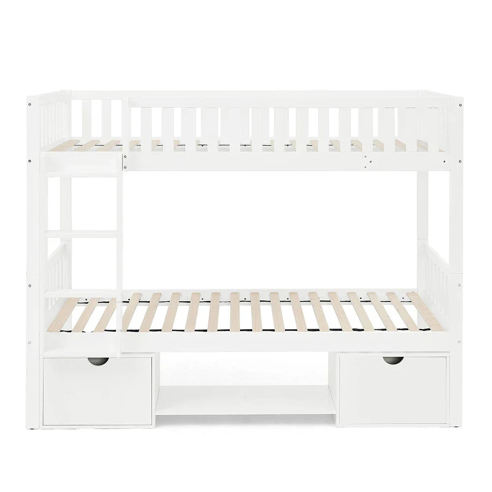 Lit superposé séparable en pin massif 90x200 Lilla Kids