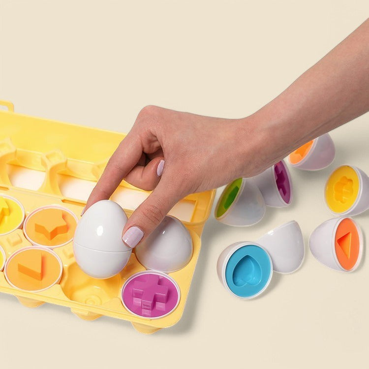 Œufs géométriques Montessori