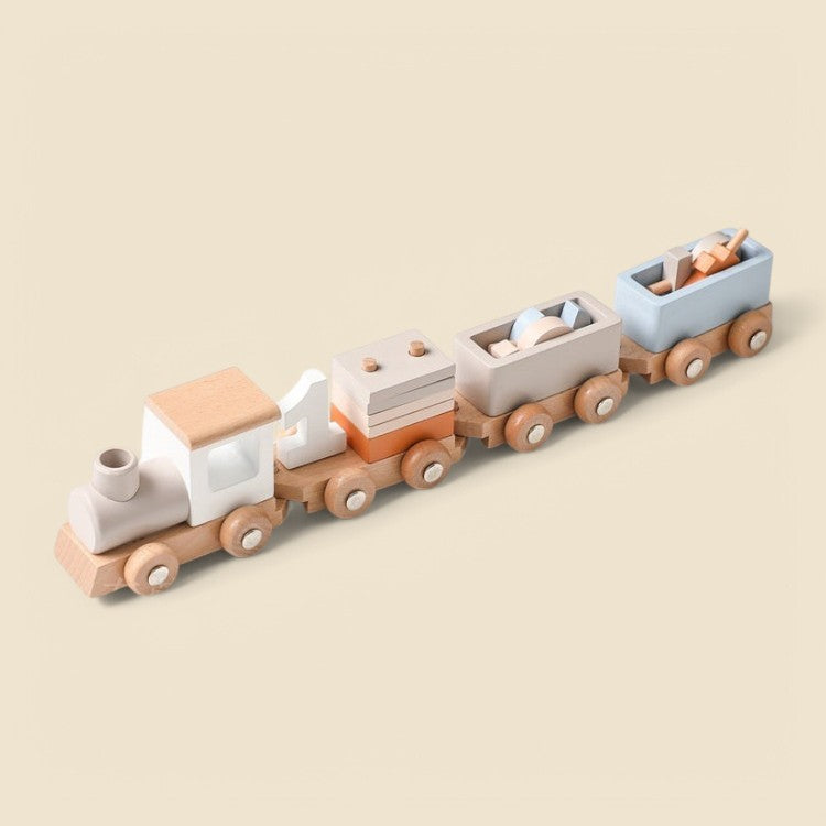 Train en Bois Montessori