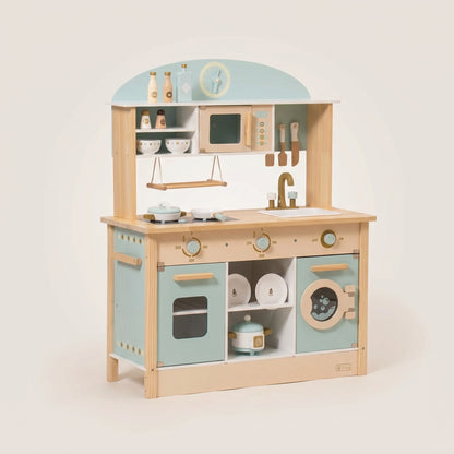 Meuble Montessori en Bois pour Cuisine, Buanderie et Rangement